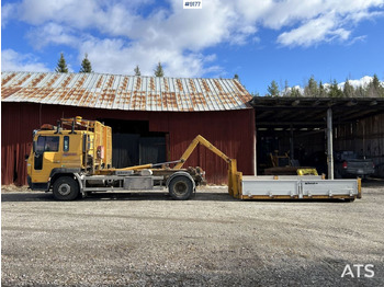 شاحنة ذات خطاف Volvo FL614 4X2 Swap Body Truck with Flatbed: صورة 2