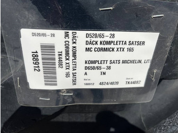 إطارات - الآلات الزراعية Michelin 650/65R38 520/65R28 till Case , MC Cormick: صورة 2