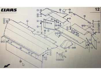 هيكل السيارة الخارجية CLAAS