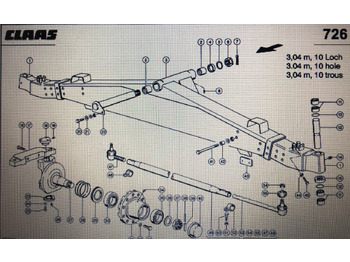مفصل التوجيه CLAAS