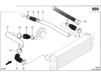 أنبوب سحب الهواء CLAAS