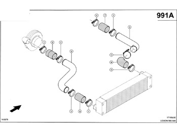 أنبوب سحب الهواء CLAAS