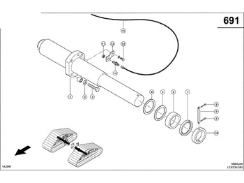أجزاء الهيكل السفلي CLAAS