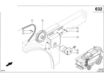 محرك هيدروليكي CLAAS