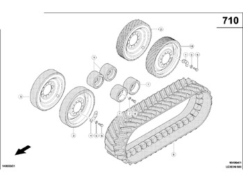 أجزاء الهيكل السفلي CLAAS