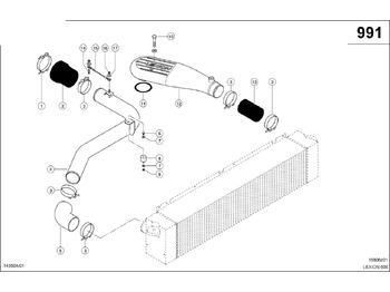 أنبوب سحب الهواء CLAAS