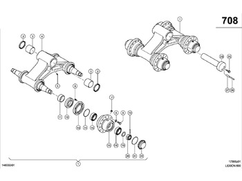 أجزاء الهيكل السفلي CLAAS