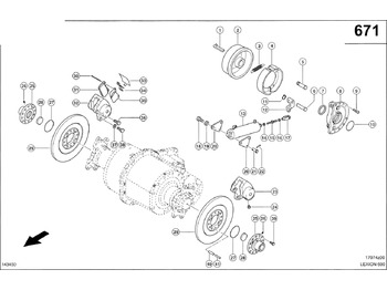 مسماك الفرامل CLAAS