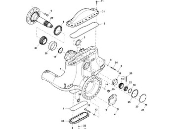 حوض الزيت JOHN DEERE