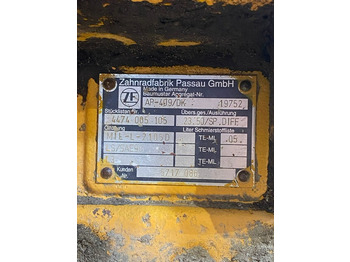 المحور و قطع الغيار - آلات البناء Liebherr L554 obudowa mostu AP-409/DL: صورة 5