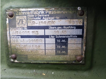 المحور و قطع الغيار - آلات البناء Most napędowy Liebherr AP-409/DK: صورة 5
