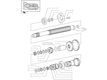 علبة التروس و قطع الغيار NEW HOLLAND