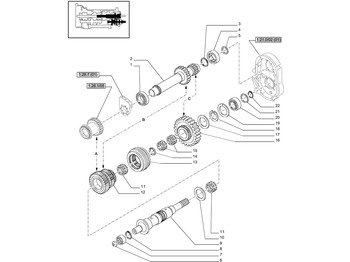 علبة التروس و قطع الغيار NEW HOLLAND