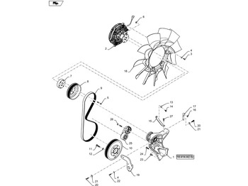 مروحة NEW HOLLAND
