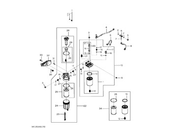 فلتر الوقود JOHN DEERE