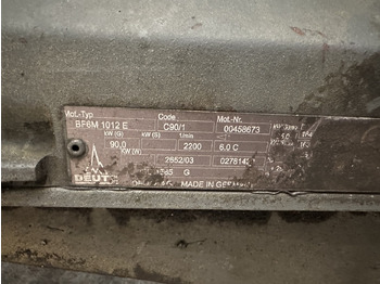 عمود الكرنك - الآلات الزراعية Silnik Deutz BF6M1012E głowica blok wał korbowy rozrząd i inne części: صورة 4
