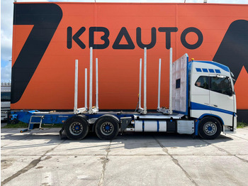 شاحنة قطع الأشجار, شاحنة كرين لنقل الأخشاب Volvo FH 16 750 6x4 HYDRAULICS: صورة 4