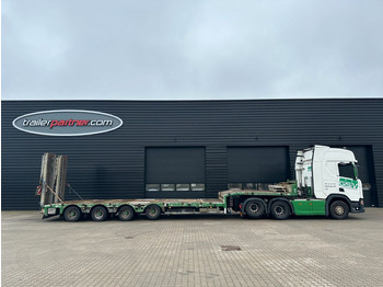 عربة منخفضة مسطحة نصف مقطورة AMT