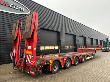 عربة منخفضة مسطحة نصف مقطورة Kässbohrer 4 achs tieflader / ausziehbar: صورة 2 عربة منخفضة مسطحة نصف مقطورة Kässbohrer 4 achs tieflader / ausziehbar: صورة 2