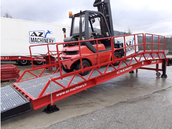 جديدة منحدر تحميل Loading Ramp with with hydraulic tilting bridge -  AZ RAMP - STAR-RL- 12T. 12 ton capacity: صورة 4