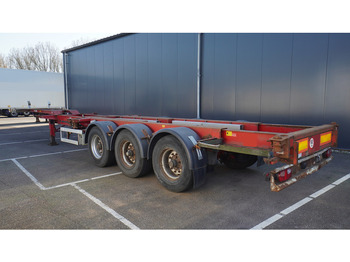 نصف مقطورة لنقل الحاويات Renders 3 AXLE EXTENDABLE CONTAINER TRANSPORT TRAILER: صورة 4