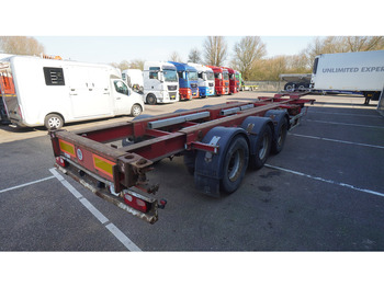 نصف مقطورة لنقل الحاويات Renders 3 AXLE EXTENDABLE CONTAINER TRANSPORT TRAILER: صورة 5