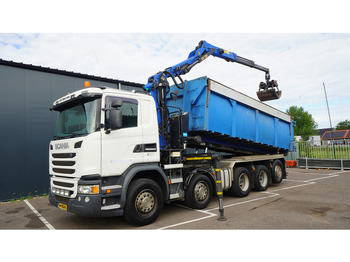 شاحنة كرين Scania G 490 10X4 CABLE SYSTEM TRUCK WITH PALFINGER Q180Z95TR CRANE: صورة 2