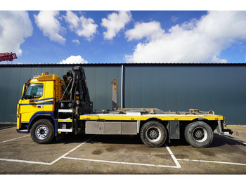 شاحنة كرين Volvo FM 460 6X4 HOOKARM SYSTEM WITH HMF 2420 K3 CRANE 520.000KM: صورة 1