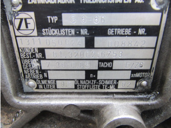 صندوق التروس - شاحنة ZF S6-66 6 SPEED GEARBOX: صورة 2