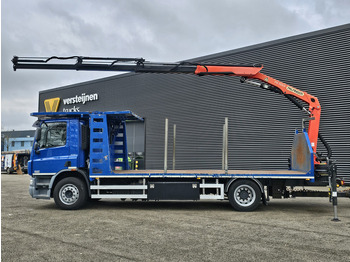 شاحنات مسطحة, شاحنة كرين DAF CF 75.310 / PALFINGER CRANE + TRAILER: صورة 2