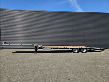 عربة منخفضة مسطحة نصف مقطورة Jumbo OPRIJ / DIEPLADER / AUTO / CARAVAN TRANSPORT / NIEUW !: صورة 3