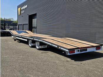 عربة منخفضة مسطحة نصف مقطورة Jumbo OPRIJ / DIEPLADER / AUTO / CARAVAN TRANSPORT / NIEUW !: صورة 5