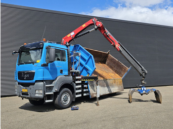 MAN TGS 28.400 6X4-4 BL / CRANE + 2 SIDE TIPPER MAN TGS 28.400 6X4-4 BL / CRANE + 2 SIDE TIPPER: صورة 3