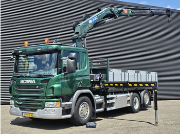 Scania P410 / 6X2-4 / 21 t/m CRANE / KRAN Scania P410 / 6X2-4 / 21 t/m CRANE / KRAN: صورة 1