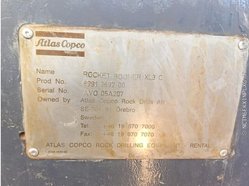 آلة التعدين Atlas Copco Boomer XL3C: صورة 5