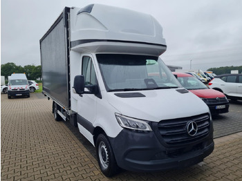 شاحنة ستارة جانبية Mercedes-Benz Sprinter 317 AG Schiebe Plane Schlafkab 10 Pal AHK: صورة 2