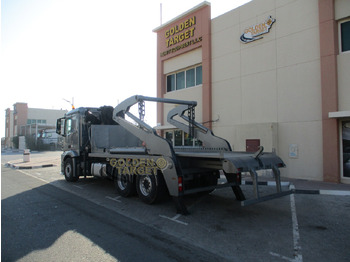 شاحنة نقل المخلفات MERCEDES-BENZ 2642 6×2 DOUBLE SKIP LOADER with HIAB Crane: صورة 4