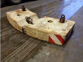 الوزن المعاكس - آلات البناء Krupp KMK 4080-5110-5120 counterweight 5,8 ton: صورة 2