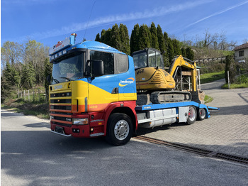 شاحنة نقل سيارات شاحنة لنقل المعدات الثقيلة SCANIA 164 480 V8 GS MEPPEL: صورة 2