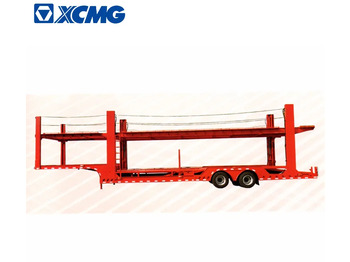 نصف مقطورة نقل السيارات XCMG official multi-axle hydraulic truck trailer flatbed car transporter trailer for sale: صورة 2