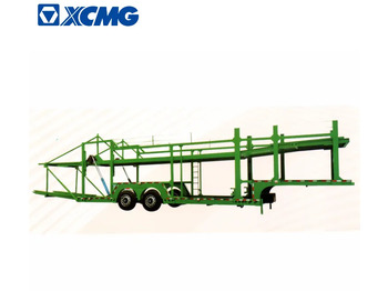 نصف مقطورة نقل السيارات XCMG official multi-axle hydraulic truck trailer flatbed car transporter trailer for sale: صورة 3