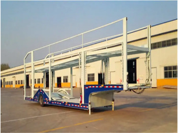 نصف مقطورة نقل السيارات XCMG official multi-axle hydraulic truck trailer flatbed car transporter trailer for sale: صورة 4