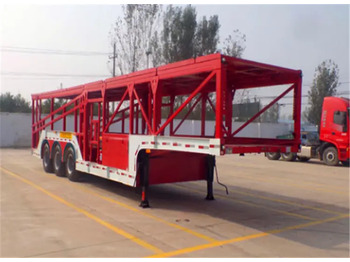 نصف مقطورة نقل السيارات XCMG official multi-axle hydraulic truck trailer flatbed car transporter trailer for sale: صورة 5