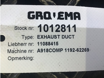 ماسورة العادم Liebherr Exhaust Duct: صورة 3