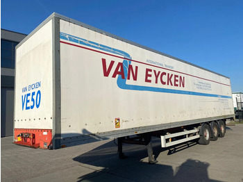 نصف مقطورة صندوق مغلق Van Hool Closed box / SAF + Drum / Hard-Wood Floor: صورة 5