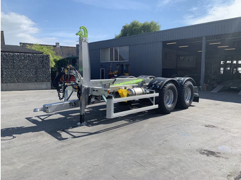 نصف مقطورة لنقل الحاويات