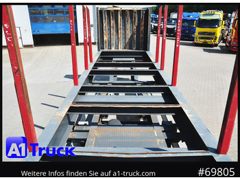 نصف مقطورة اخشاب FLIEGL SDS01, Langholz, Containeraufbau, Liftachse,: صورة 2
