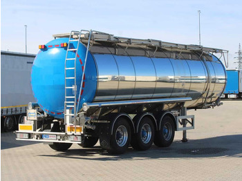 نصف مقطورة صهريج Feldbinder FELDBINDER tsa 32.3, NO ADR, 32m³, LIFTING AXLE: صورة 3