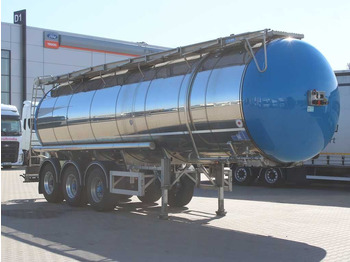 نصف مقطورة صهريج Feldbinder FELDBINDER tsa 32.3, NO ADR, 32m³, LIFTING AXLE: صورة 2