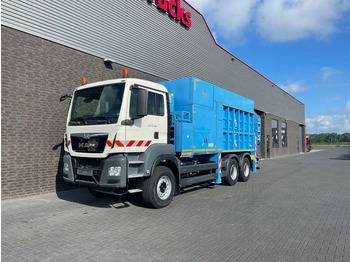 شاحنة الشفط MAN MTS SAUGBAGGER/SUCTIONEXCAVATOR/GRONDZUIGER: صورة 2